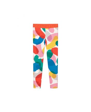 Girls Multi-Color Scribble Print Leggings