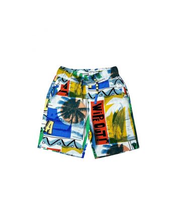 Boys Multi-Color Printed Shorts
