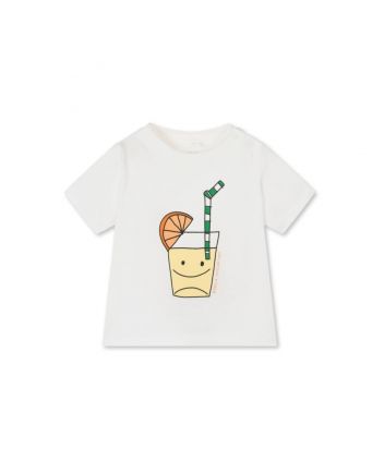 Boys Ivory Cotton Lemonade T-Shirt