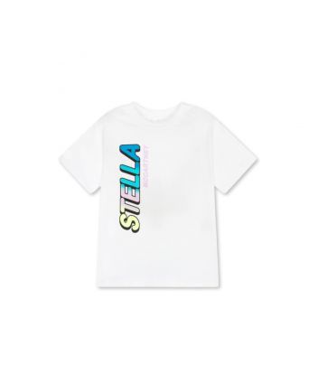 Girls White Organic Cotton T-Shirt