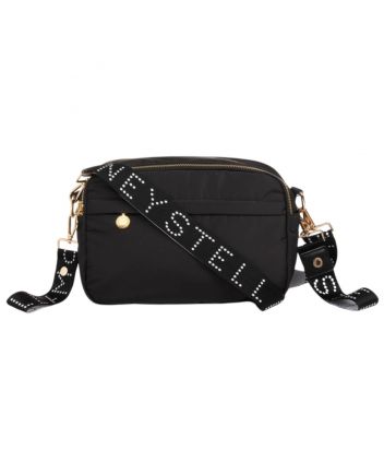 Girls Black Crossbody Shoulder Bag (25cm)