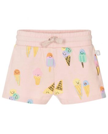 Baby Girls Pink Cotton Jersey Shorts