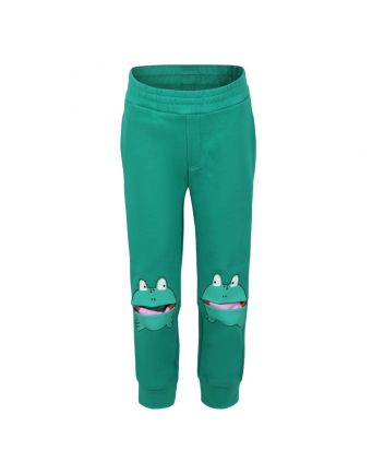 Boys Green Frog-Knees Trouser