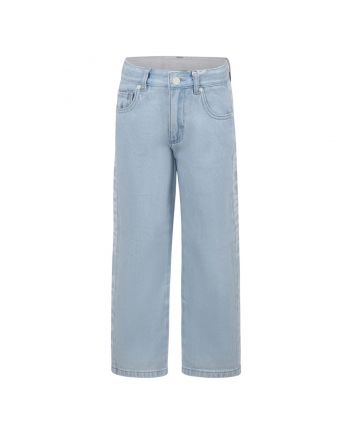 Boys Denim Blue Straight-Leg Jeans