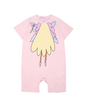 Baby Girls Pink Cotton Fairy Shortie