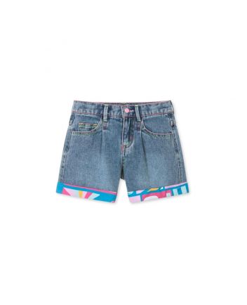 Girls Blue Denim Shorts