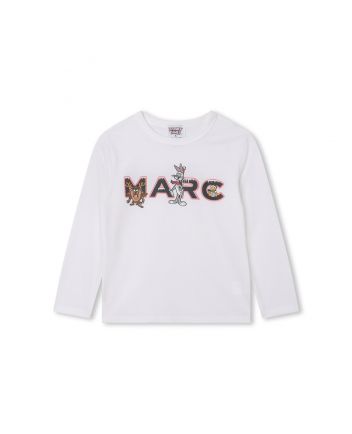 Kids White Organic Cotton Looney Tunes T-Shirt