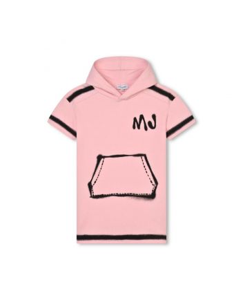 Girls Pink Logo-Print Cotton Dress
