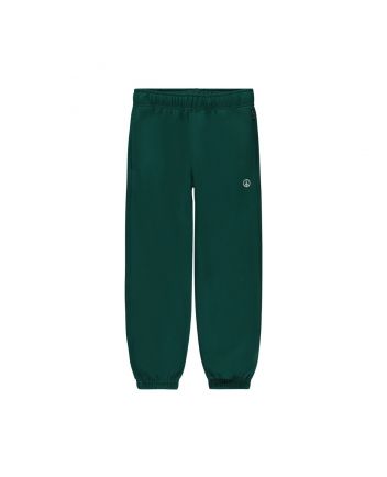 Girls Dark Green Peace Sign Print Jogger