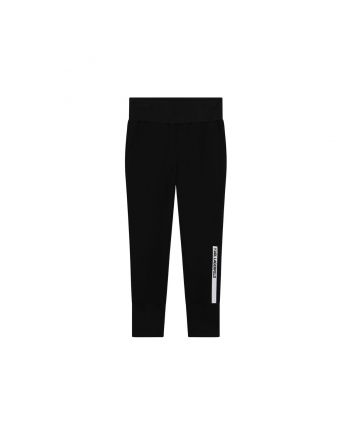 Girl Black Logo Jogger