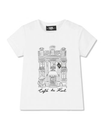 Girls White Organic Cotton T-Shirt